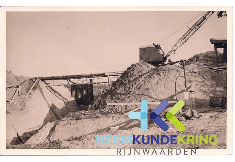 Lobith 1974 Bouw Tunnel Transsedijk -Komstraat (3)